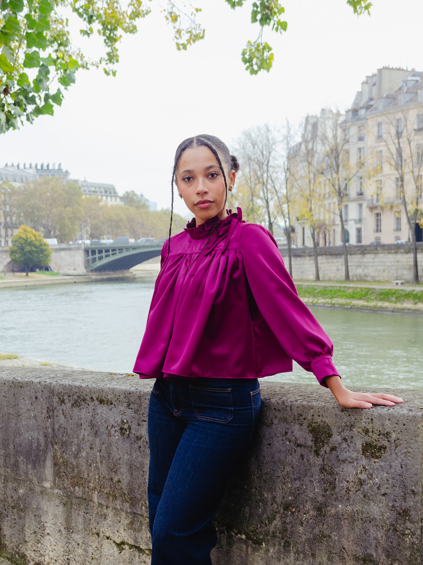 Blouse Didi | Prune