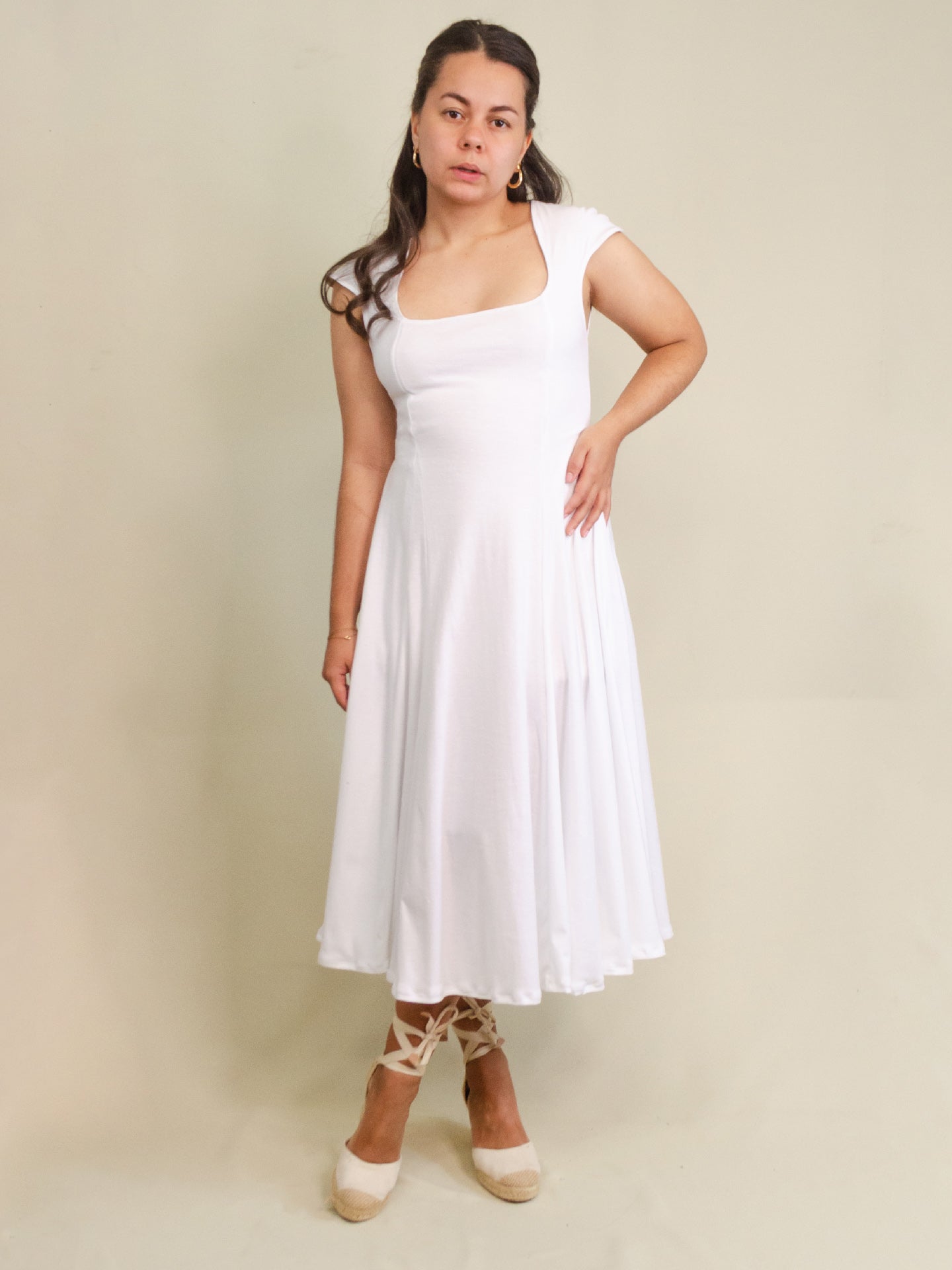 Robe Camille | Daisy White