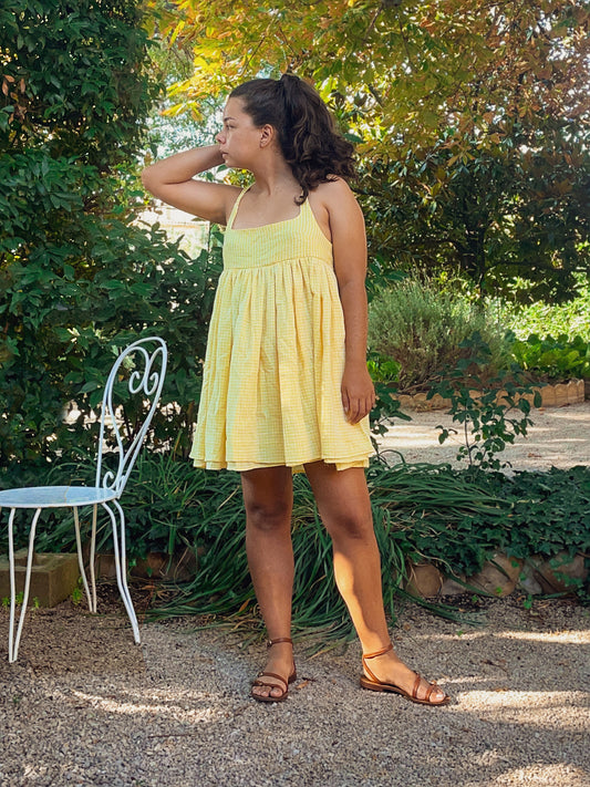 Robe Odile | Vichy Citron