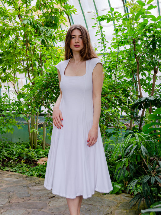 Robe Camille | Daisy White