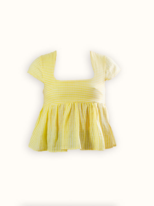 Lolita Blouse | Citron Vichy